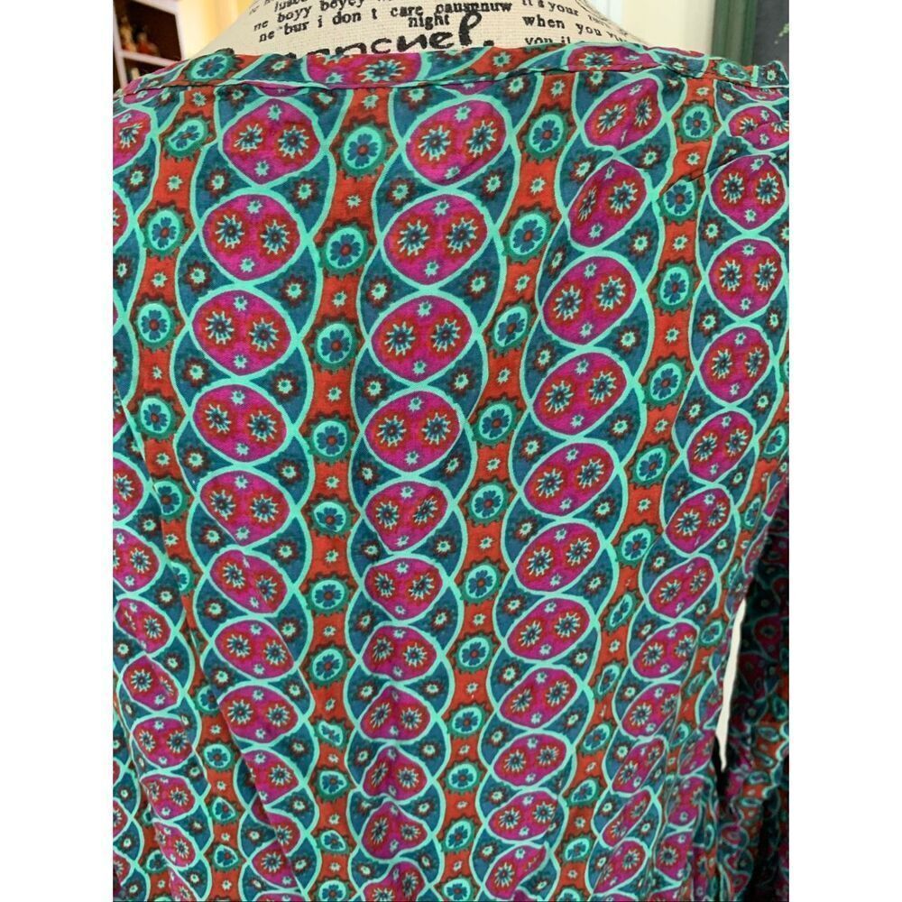 NWT Natural Life Bohemian Style Peasant Blouse - Picture 3 of 11